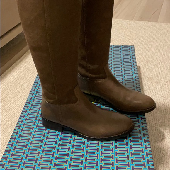 Tory Burch Simone Over the Knee boots in box - Picture 10 of 12